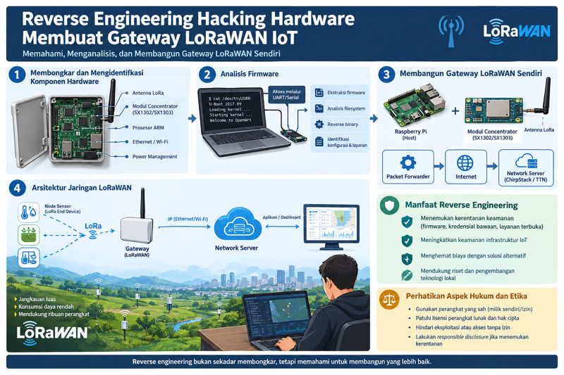 Reverse Engineering Hacking Hardware: Membuat Gateway LoRaWAN IoT