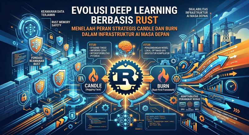Evolusi Deep Learning Berbasis Rust: Menelaah Peran Strategis Candle dan Burn dalam Infrastruktur AI Masa Depan