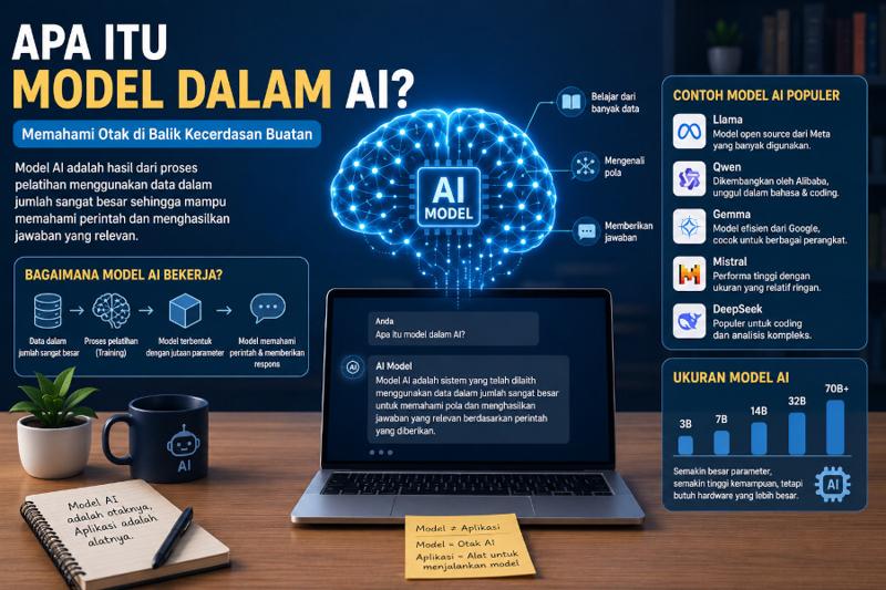 Apa Itu Model dalam AI? Memahami Otak di Balik Kecerdasan Buatan